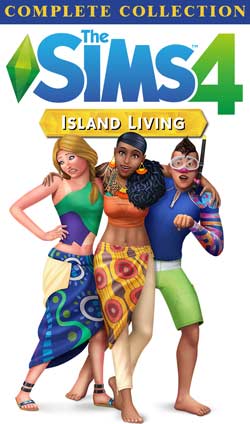 Sims 4 Island Living PC Cover Download